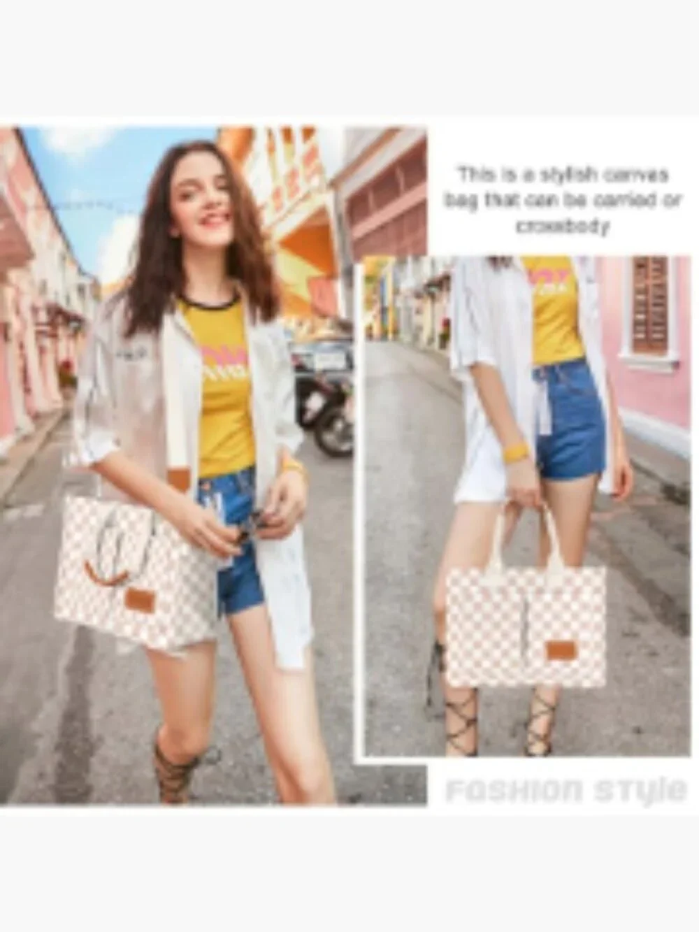 N/A canvas tote